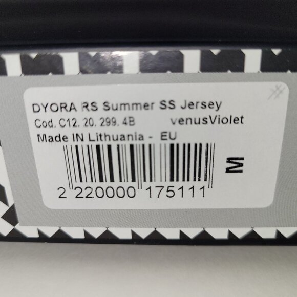 ASSOS Dyora RS SHORT SLEEVE JERSEY Women's MEDIUM Venus Violet New with Tags - Picture 6 of 10